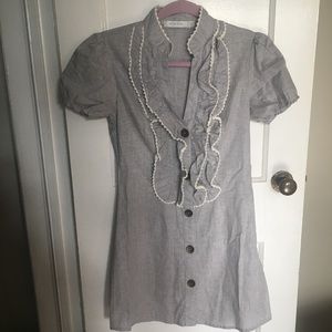 MINK PINK Ruffle Front Dress